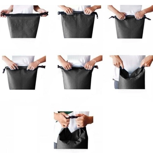 Vandtæt taske 20L sort 23566