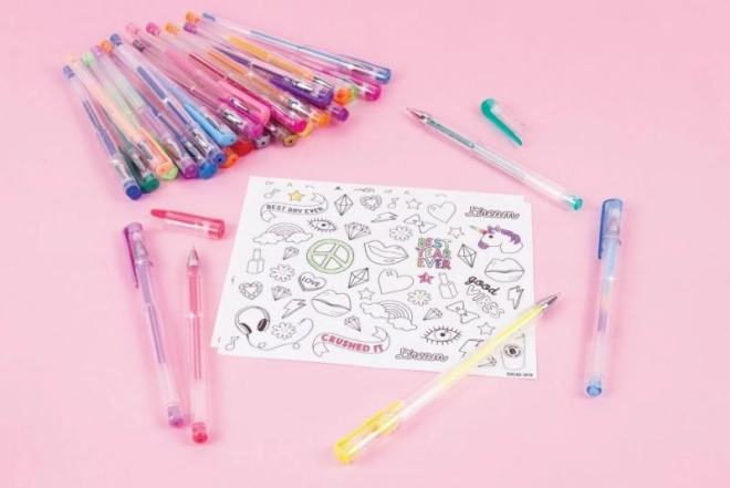 Gelpen MAKE IT REAL - Sæt med 30 farver