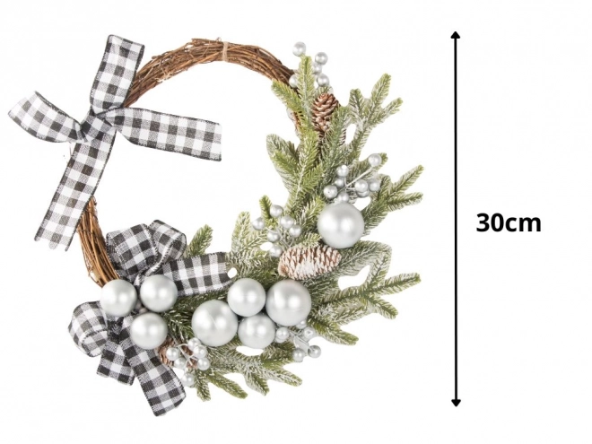 Juledekorationkrans til dør og væg