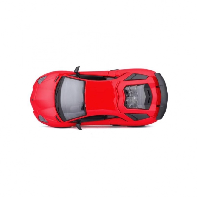 Metalmodel Bburago Lamborghini Aventador rød 1:24