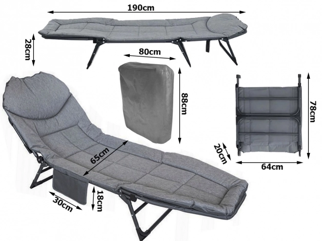 Foldbar camping seng Canada