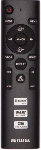 Bekvem betjening med fjernbetjening