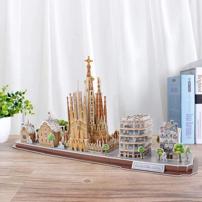 3D puslespil City Line Barcelona