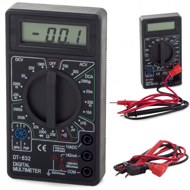 Digital multimeter med LCD-skærm