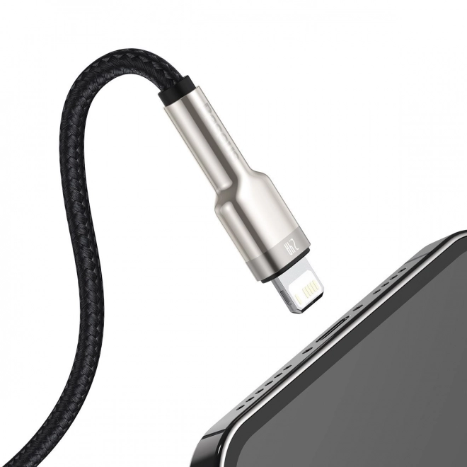 USB kabel til Lightning Baseus Cafule, 2,4A, 1m (sort)