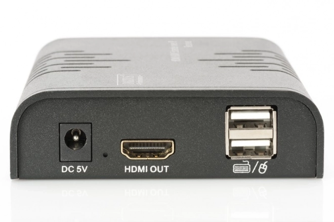 KVM forlænger (HDMI+USB) op til 120m via Cat.5e UTP eller IP, 1080p FHD 60Hz, lyd