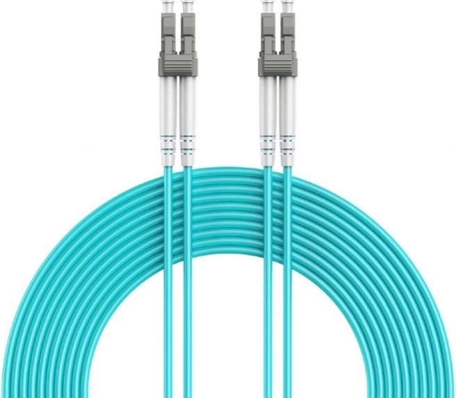Duplex multimode optisk kabel OM4 50/125 LC/LC 25 m