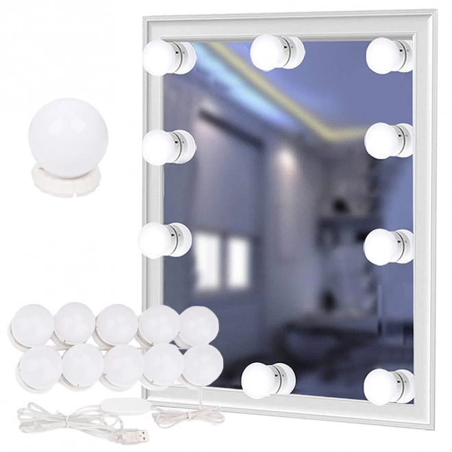 LED lys sæt til toiletbord og spejl