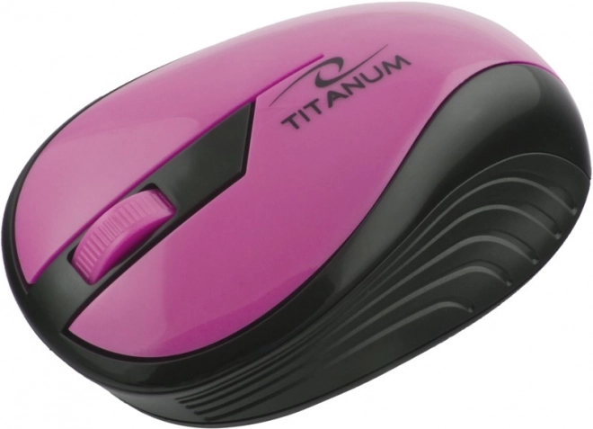 Trådløs optisk mus Titanum Rainbow pink