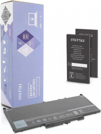 Batteri til Dell Latitude E7270 og E7470 55 Wh (7.200 mAh) 7,4–7,6 V MITSU