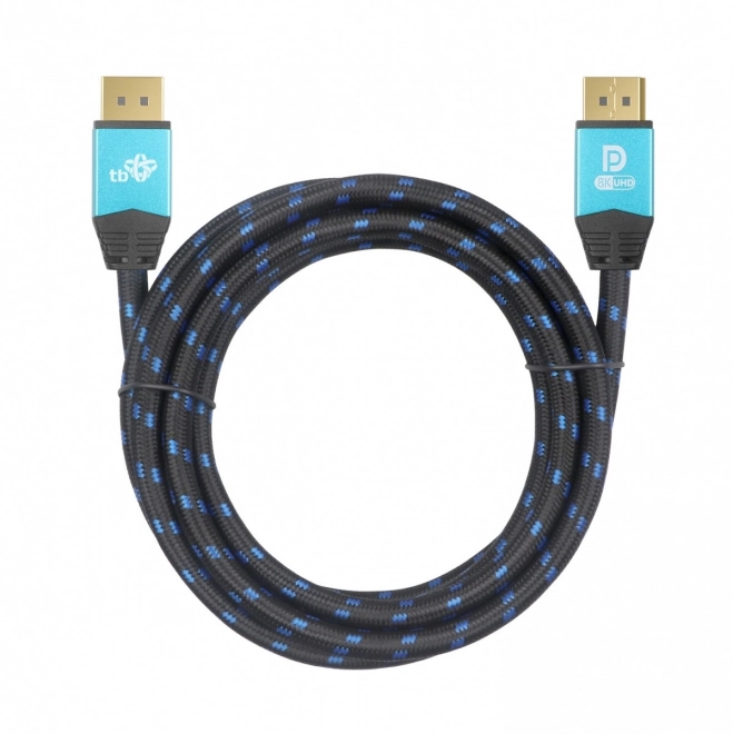 DisplayPort kabel 8K UHD med blå stik 2 m