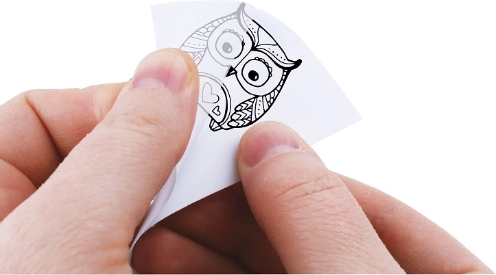 Transfer-klistermærker og øjne til hurtig pynt