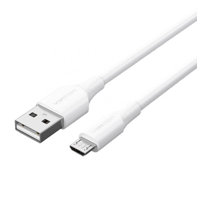 USB-kabel 2.0 med Micro USB-stik Vention hvid 1m