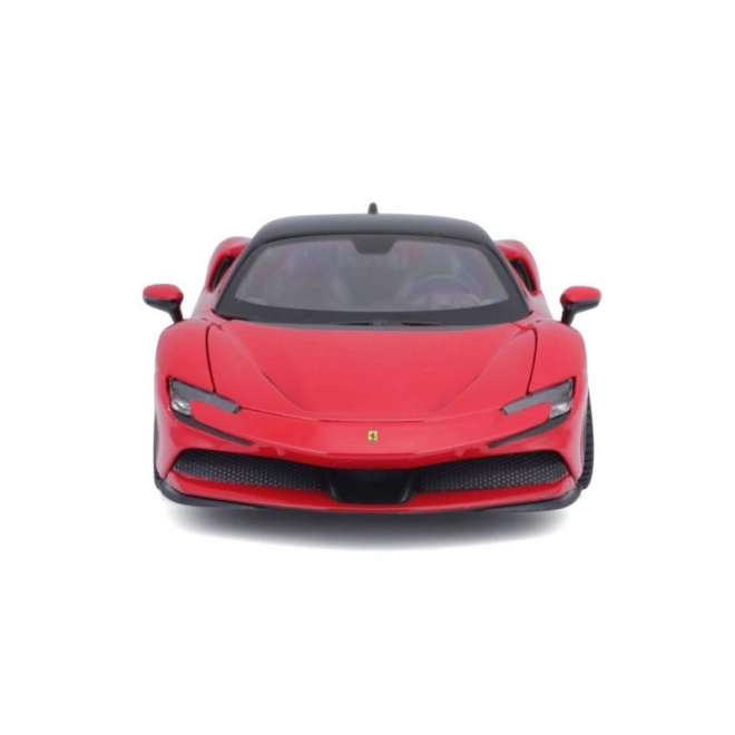 Bburago 1:24 Ferrari Top SF90 Stradale Rød