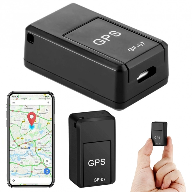 Mini GPS lokalisator med aflytning til SIM og microSD