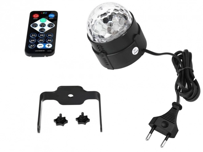 LED-diskoprojektor med RGB-lyseffekter