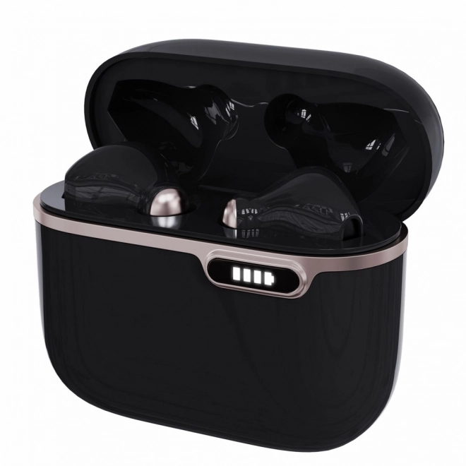 Bluetooth hovedtelefoner med HQ mikrofon TWS (USB-C) sort