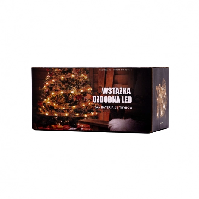 Lysende LED-bånd til juletræ