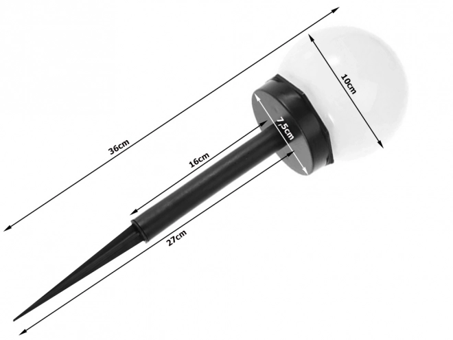 Sollys Udendørs RGB Kuglelamper