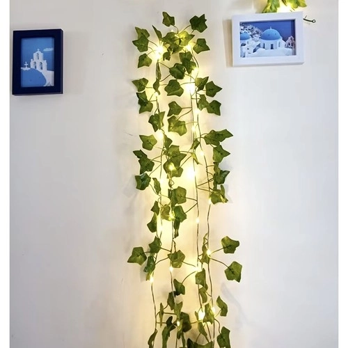 Kunstig efeu med LED-belysning