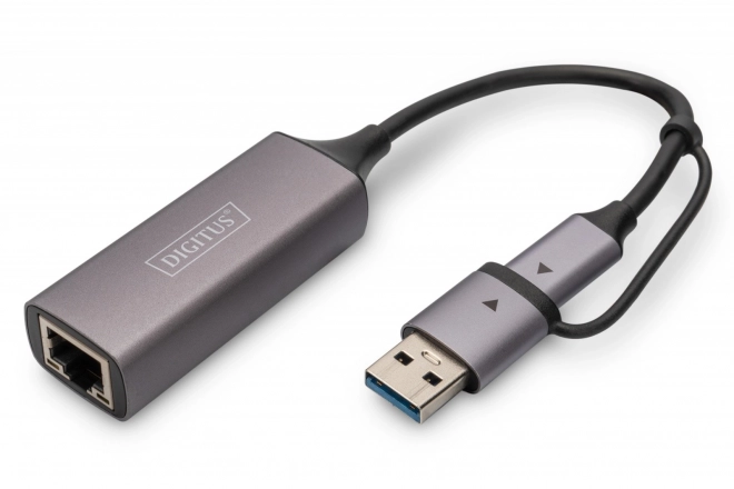 Digitus USB-C til USB-A adapter til RJ45 2,5 Gigabit Ethernet