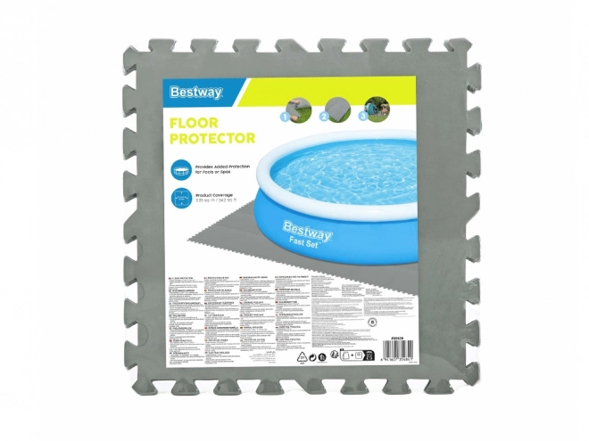 Bestway skumpude til pool grå