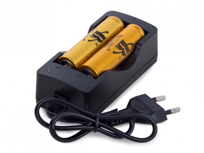 Dobbelt batterioplader 18650