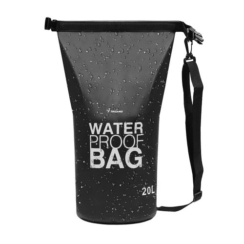 Vandtæt taske 20L sort 23566