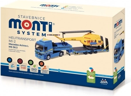 Byggesæt Helitransport MI-2 Mercedes Actros L 1:48