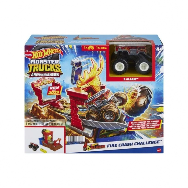 Hot Wheels Monster trucks arena - racerløb udfordring legesæt HNB87 – HW Tiger Shark