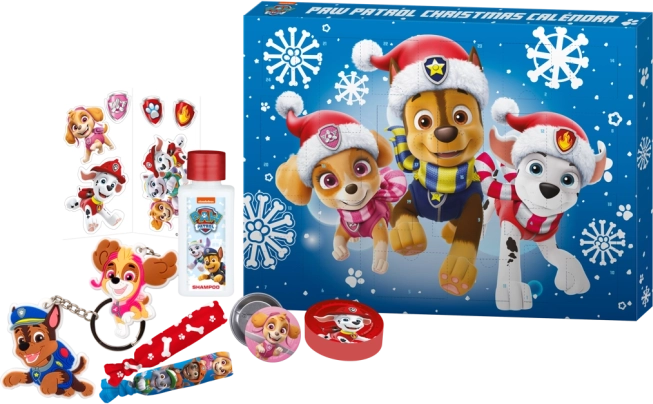 Adventskalender med kosmetik til børn – Paw Patrol