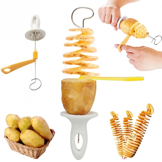 Maskine til fremstilling af spiralchips