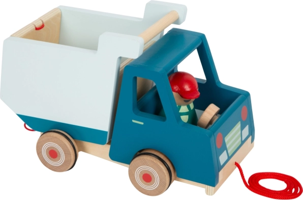 Trækskraldebilen i træ Small Foot
