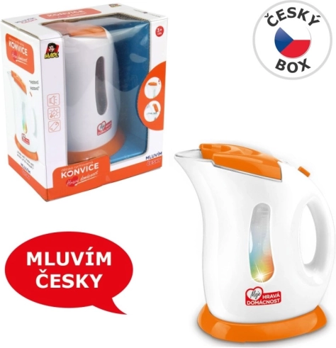Batteridrevet elkedel 21 cm – taler tjekkisk