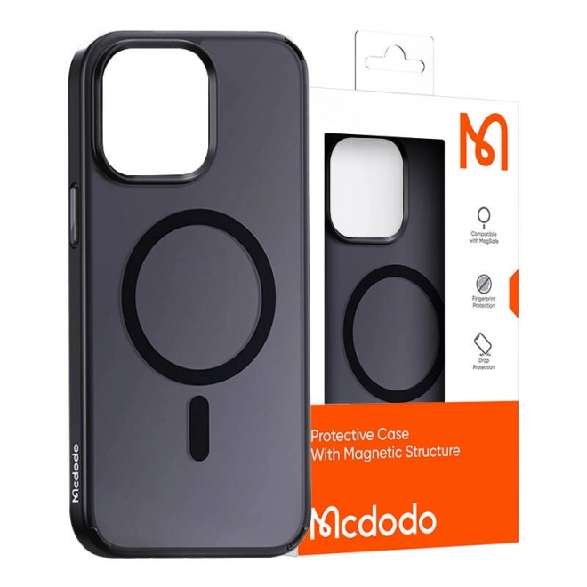 Magnetiske etui McDodo til iPhone 15 Pro Max sort