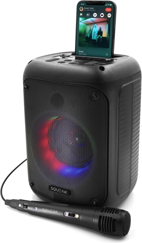 Bærbar Bluetooth-højttaler med karaoke SQUEAK
