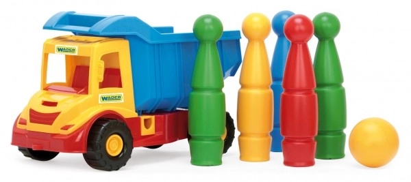 Kippende lastbil Multi Truck med kegler