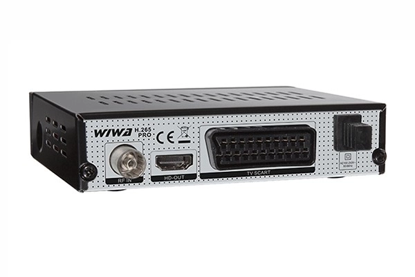 Moderne tuner WIWA med H.265 PRO teknologi