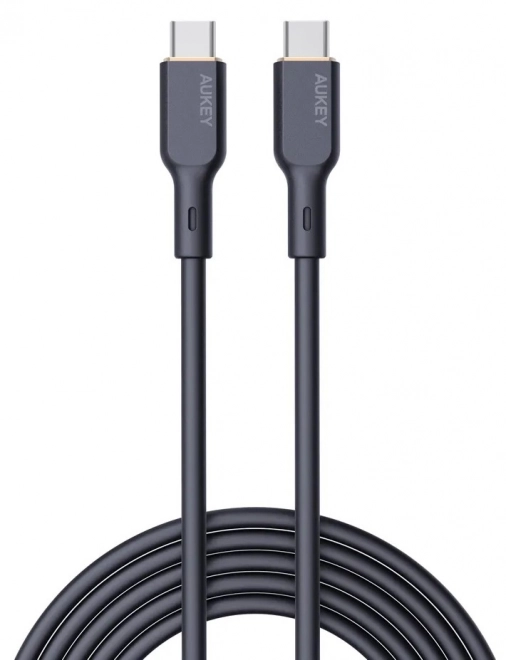 Silikonekabel USB-C til USB-C 1,8 m 100W AUKEY