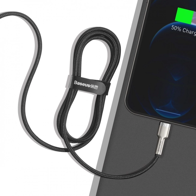 USB kabel til Lightning Baseus Cafule, 2,4A, 1m (sort)