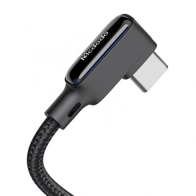 USB til USB-C Kabel, Mcdodo CA-7310, Vinklet, 1,8 m (Sort)