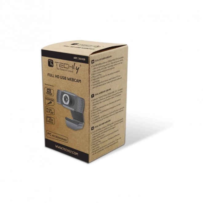 Fuld HD USB Webcam med Mikrofon