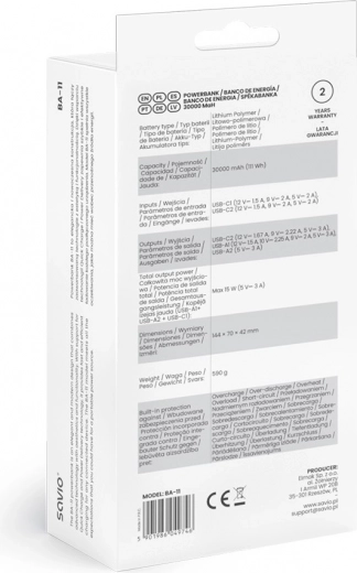 Hurtig opladning med PD og QC op til 20 W