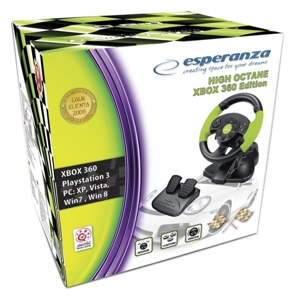 Kompakt gamingrat HIGH OCTANE til PC/Playstation/Xbox