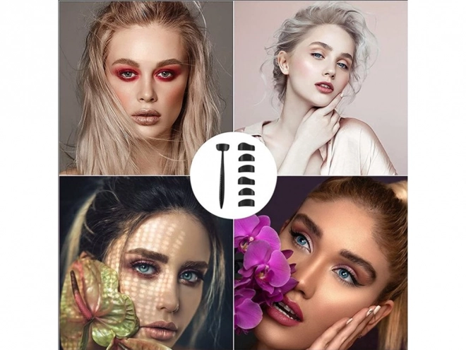 Sæt af silikoneskabeloner til eyeliner