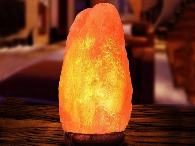 Stor himalayansk saltlampe ionisator
