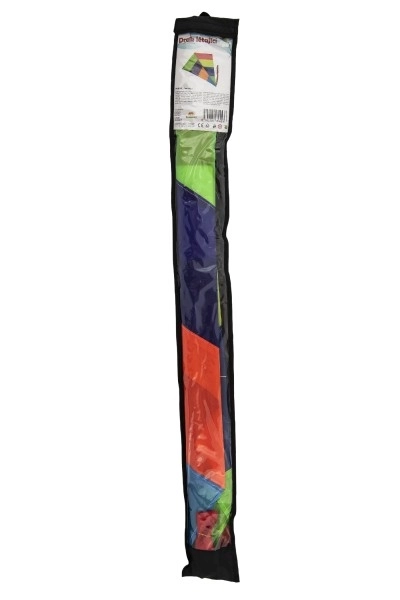 Farverig flyvende drage - 88 x 81 cm