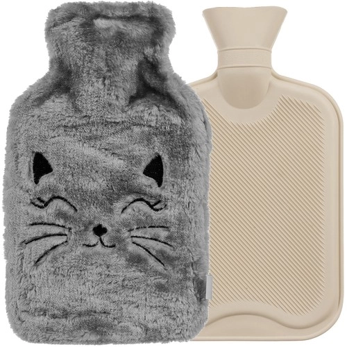 Gummi termofor med betræk 1800ml Ruhhy 24535