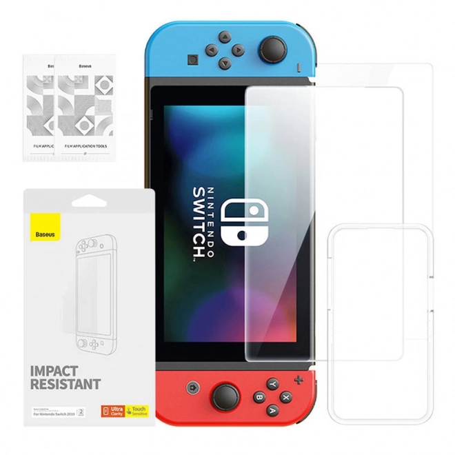 Hærdet glas Baseus Skærmbeskytter til Nintendo Switch 2019