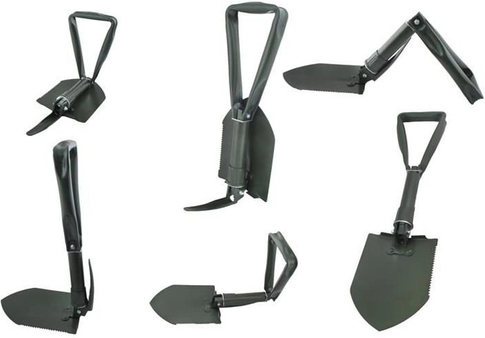 3-i-1: skovl, hakke og sav